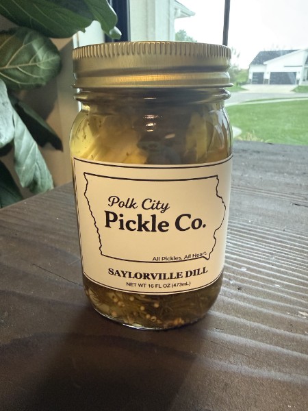Polk City Pickle Co. pickle jar